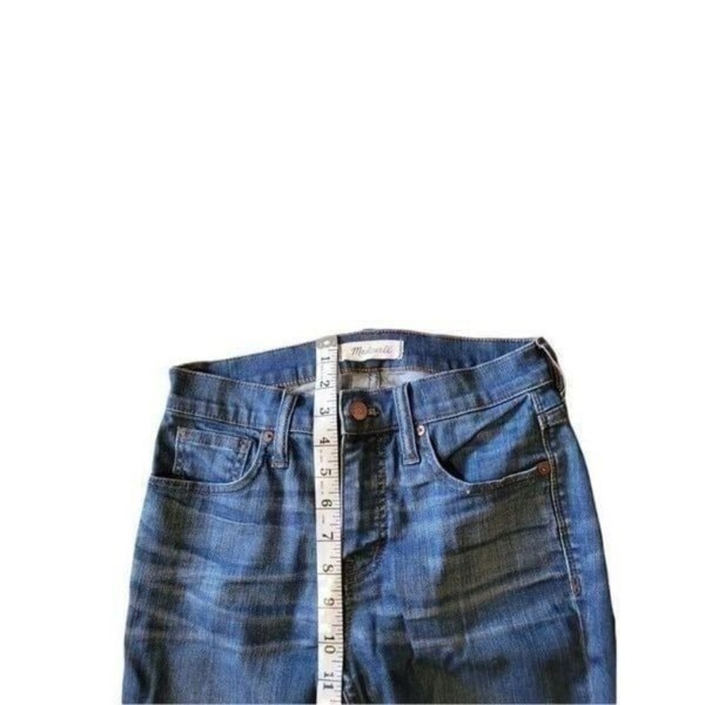 Madewell 9 Inch High Rise Skinny Jeans Women Sz 25 Blue Denim Casual Everyday - Picture 4 of 6